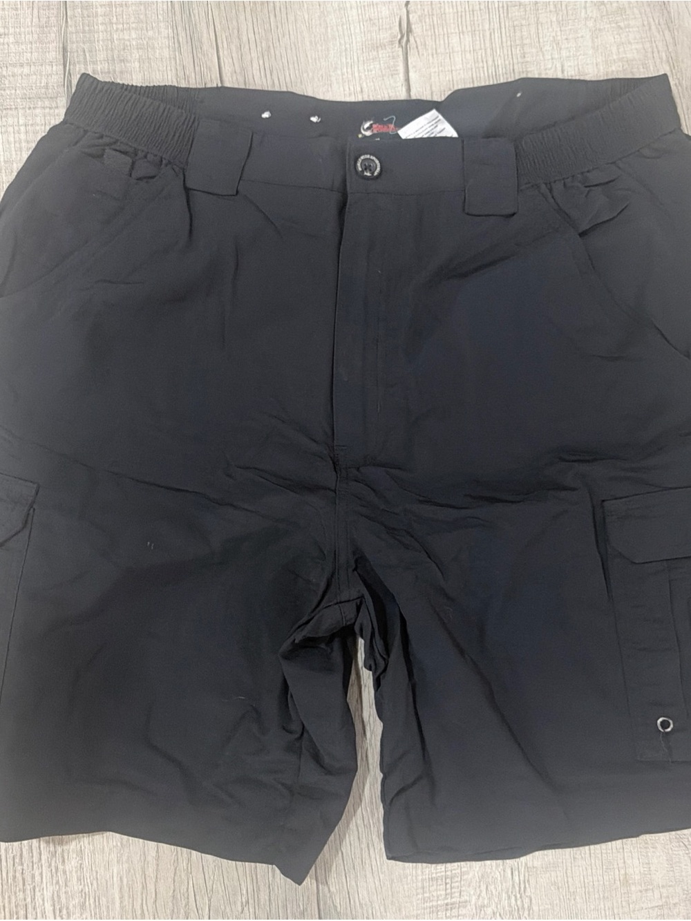 Bass Pro Shops Black Men's Cargo Shorts with Utility Pockets